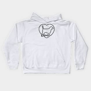 dog lover Kids Hoodie